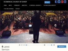 Tablet Screenshot of ecumenical.us